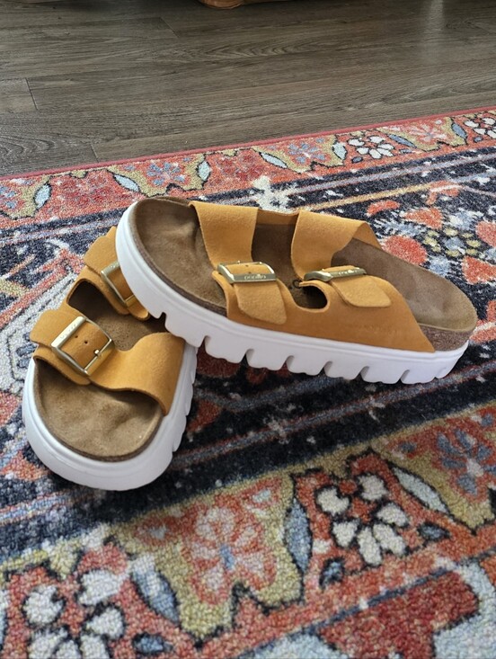 Birkenstock Shoes - Birkenstock Women's Papillio Arizona Chunky Suede Sandals